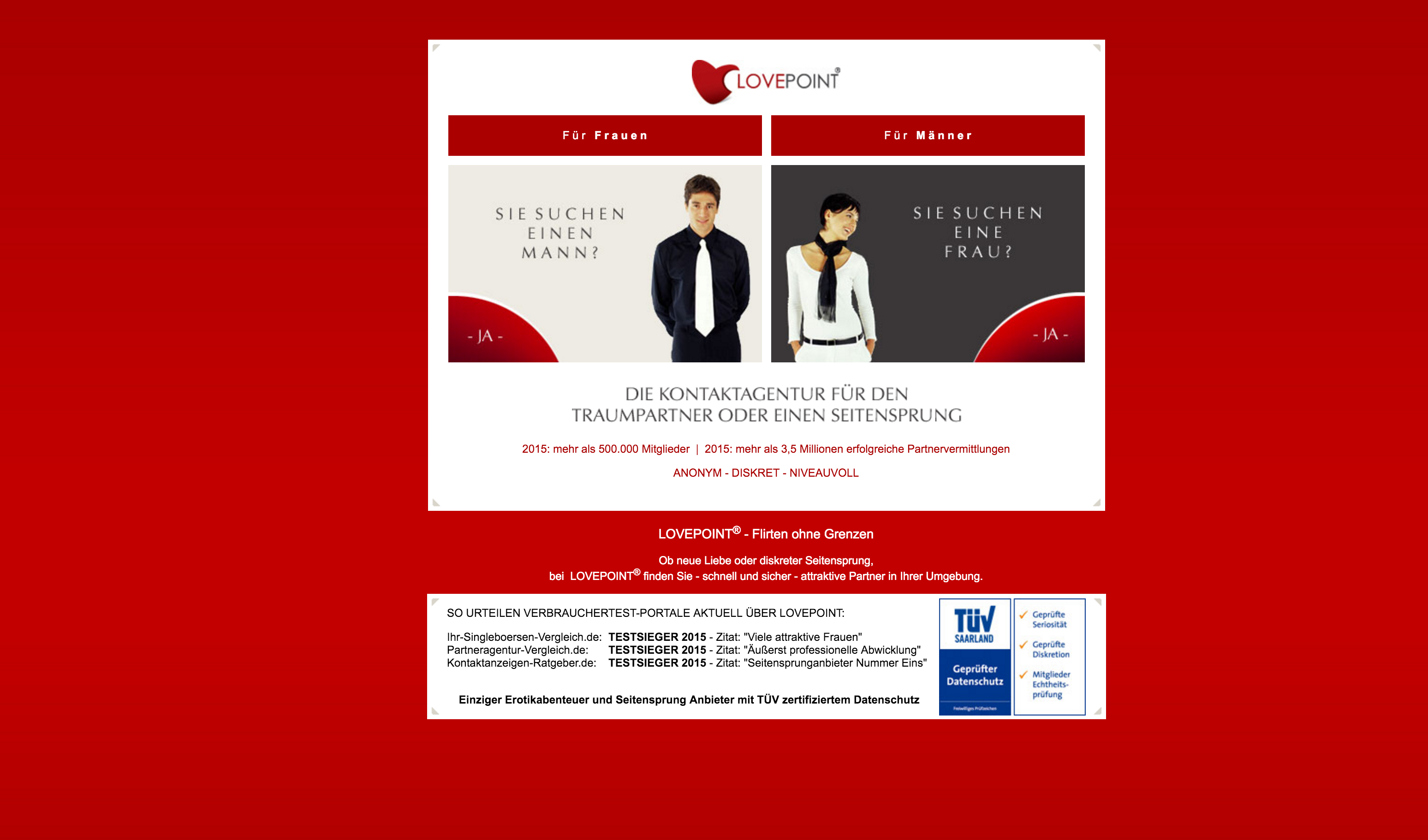 Partnersuche lovepoint